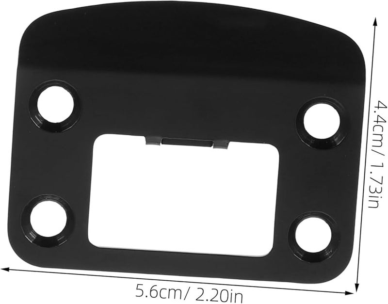 لوحة إضراب باب الفولاذ المقاوم للصدأ العالمية مجموعة حماية مزلاج عالي القوة للأمان - Image 2